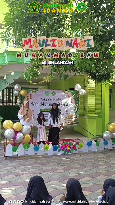 Maulid Nabi Muhammad SAW #maulidnabi #madrasah #kemenag #mileran #miishlahiyahleran #madrasahidaman