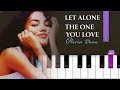 Olivia Dean - Let Alone The One You Love (Piano Tutorial)