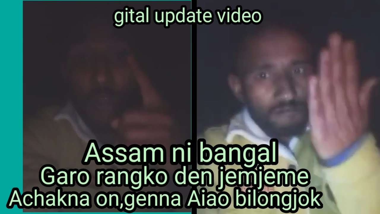 A,chikrangko den jemjeme Achakna on,genna bangalrang Aiao😱😱😱