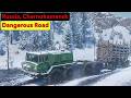 RUSSIAN FEDERATION, CHERNOKAMENSK - Dangerous Road - SnowRunner Play Through Part 685