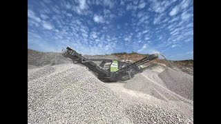 Mesda Mobile Impact Crusher working with Mesda Mobile Horizontal Screener at Site