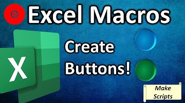 How To Record Macros In Microsoft Excel & Create Buttons!