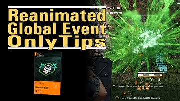 Reanimated Global Event - OnlyTips - Popping heads for fun and profit - The Division 2
