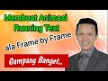 #05 Membuat Animasi Running Text Dengan Frame By Frame Pada Adobe Flash CS3