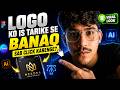 Apana Logo Aise mat Design Karo? #logo #yt #thumbnail #design #auraai