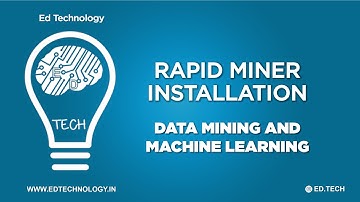 Data mining tool | Rapid Miner Introduction and installation | Data Mining Lectures