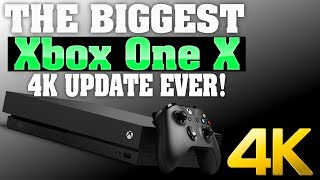 Xbox One X Owners Get Completely Surprising NEWS! The BIGGEST 4K Game EVER Announced!