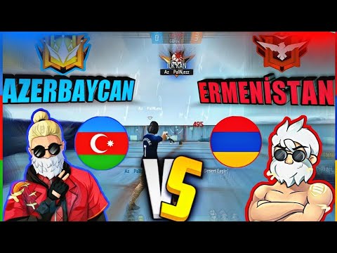 FREE FİRE AZERBAYCAN 🇦🇿 VS Eremenistan 🇦🇲 1vs1