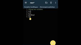 Python Program to Swap Two Variables 🚀 | Beginner Tutorial #phython