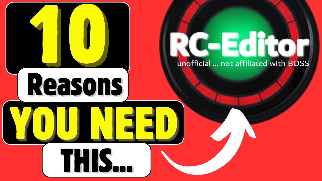 TOP 10 Reasons the RC-Editor is a MUST HAVE!