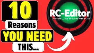 TOP 10 Reasons the RC-Editor is a MUST HAVE!