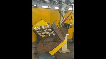 Debugging of Robot and Biaxial L-shaped Positioner Applied to Workpiece Welding #weldingautomation