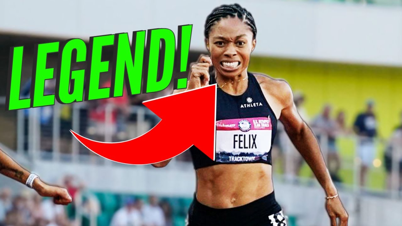 The Legacy of Allyson Felix Last Race YouTube
