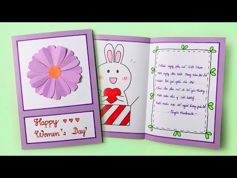 Video Cách làm thiệp 20/10 đơn giản và đẹp | Làm thiệp 20/10... - youtube
