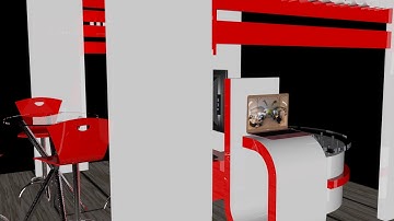 Exhibition Stand Design in Cinema 4d Tutorial