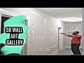 DIY 3D LETTERS | OUR FAMILY WALL DECOR | WALL ART | Gallery wall decor | Decorate with me