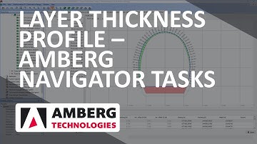 Layer Thickness Profile - Amberg Navigator Tasks - Amberg Tunnel 2.0