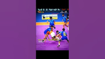 Force= Mass × Acceleration 😱#shorts #kabaddi #kabaddilife #prokabaddi