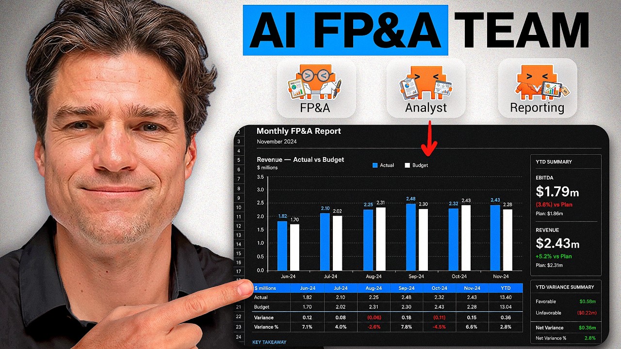 I Built an Entire AI FP&A Department With Claude