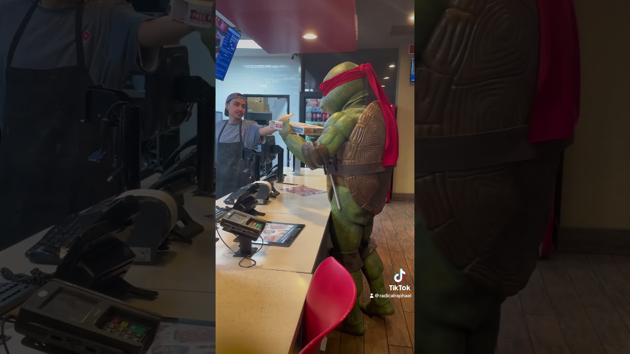 Raphael’s night out 🥷