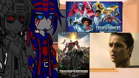 transformers bayverse react to (transformers EarthSpark/rotb/Sam)