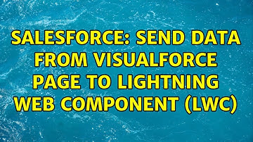 Salesforce: Send data from Visualforce page to Lightning Web Component (LWC)