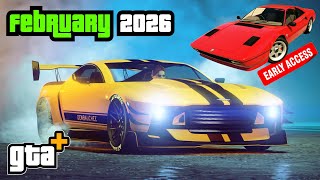 GTA 5 - GTA+ Benefits | FREE Champion & EARLY Itali Classic + Double Money Races! (February 2026)