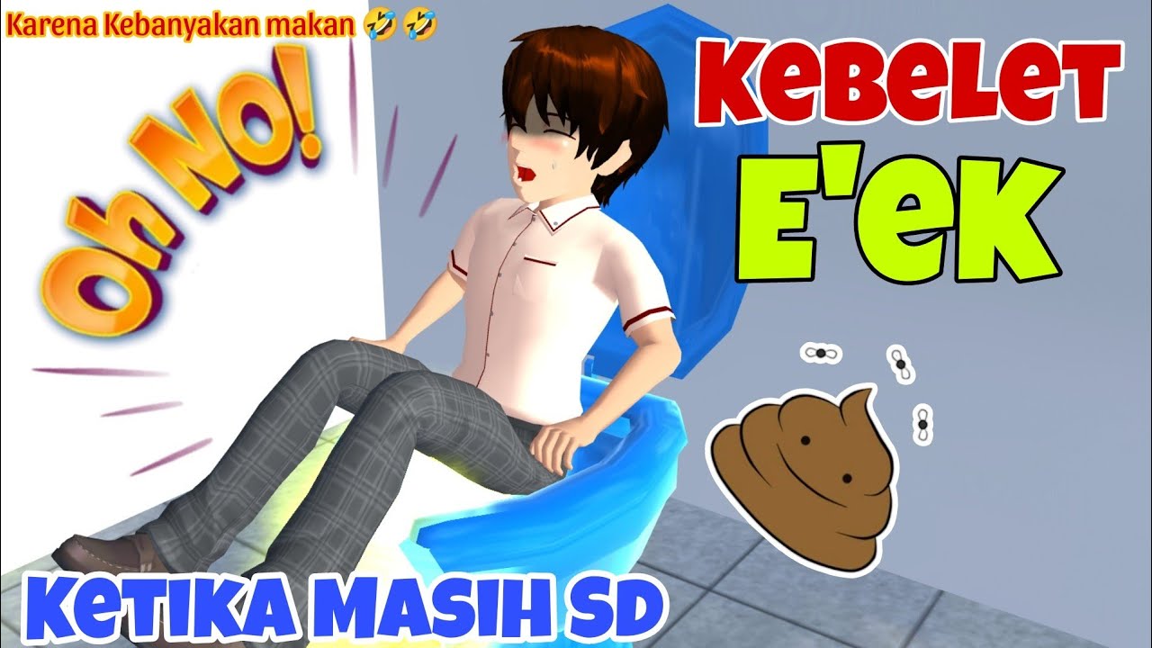 Drama Terlucu Sakura | Taiga Kebelet E'ek 😱🤮🤮 Saat masih SD... Gara-gara Kebanyakan makan 🤣🤣🤣