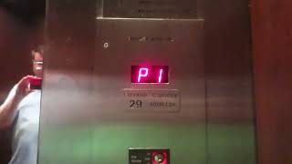 (Camera Trio) Otis Hydraulic Parking Elevators At 1700 Pacific Ave Tower