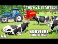 THEY HAVE STARTED! BATTLING FOR MONEY!! | Survival Challenge | Farming Simulator 22 - EP 44