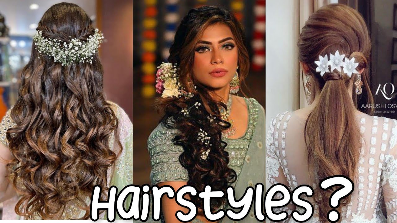 Quick Open Hairstyle for Wedding | Easy & Beautiful Hairstyle ...