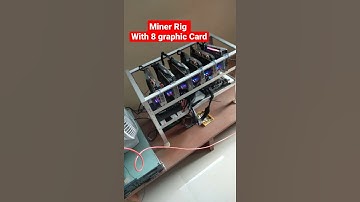 miner rig with 7 GPU. #antminer #bitcoin #shibu #miner machine #GPU mining #crypto coin #shorts