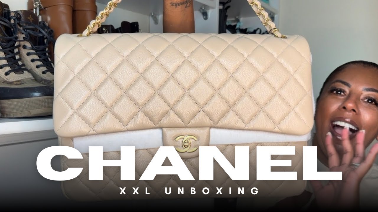 CHANEL MAXIE FLAP XXL UNBOXING 👜 - YouTube