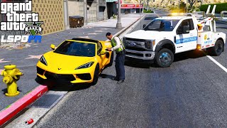 GTA 5 LSPDFR Parking Enforcement With Police Ford F450 Tow Truck