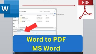 How to convert Word to PDF (Two methods)