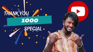 1000 subscriber special | Thank you | Not a dance video