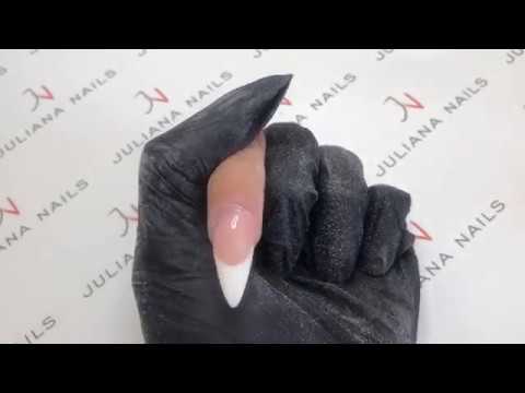 Juliana Nails French Mit Acryl Youtube