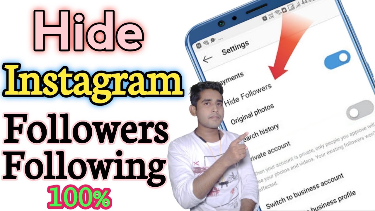 How to Hide Instagram Followers and following | Instagram पर Followers