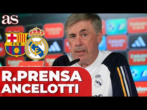 CARLO ANCELOTTI | Rueda de prensa previa FC BARCELONA - REAL MADRID