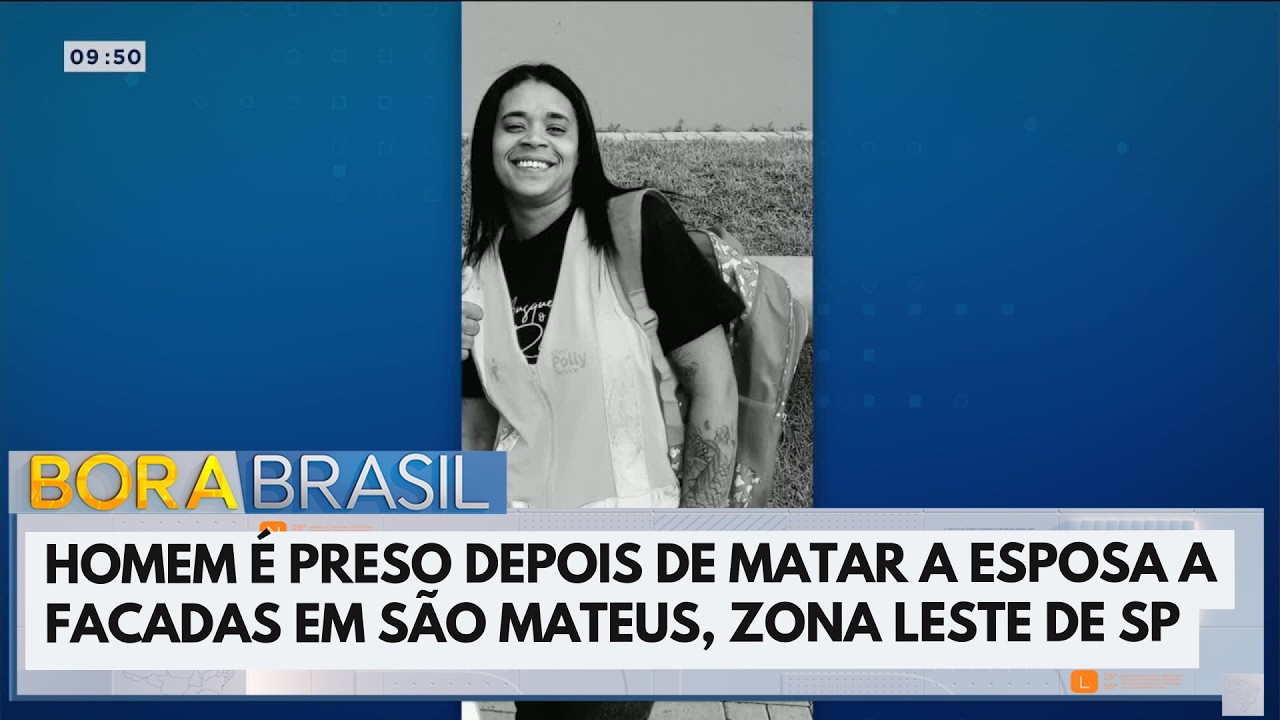 Marido mata esposa a facadas em São Paulo | Bora Brasil