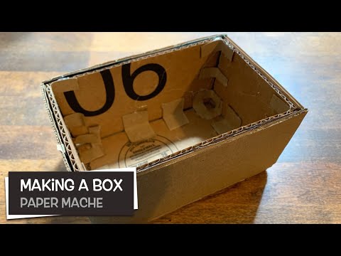 Video: How To Make A Papier-mâché Box