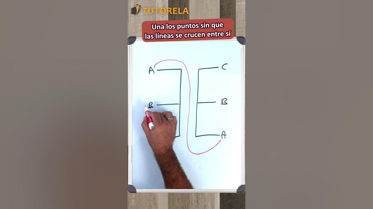 Acertijo: Conecta los puntos sin cruzar las líneas.