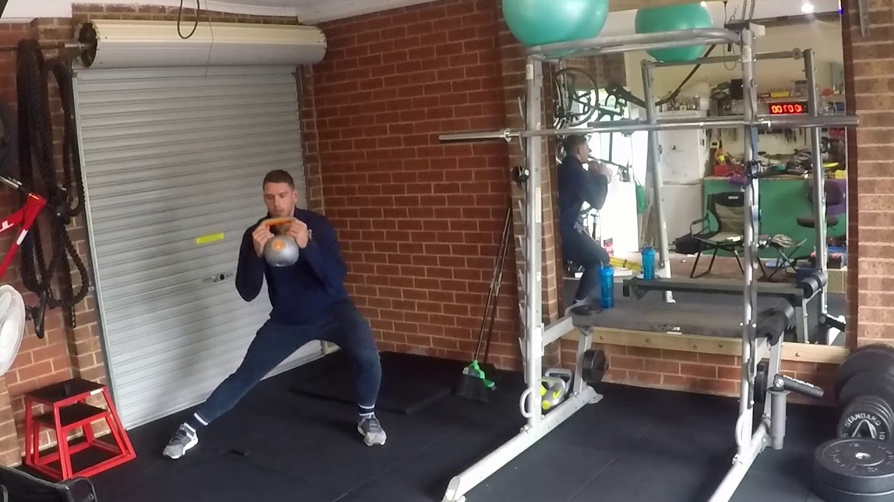 KB Goblet Lateral Lunge - YouTube
