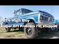 1974 High Boy - f250 - truck restoration - Test drive - Sniper EFI problem