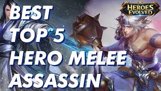 TOP 5 MELEE ASSASSIN HEROES EVOLVED screenshot 3