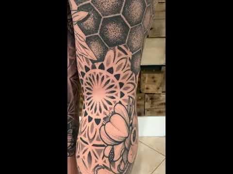 Tattoo uploaded by Peter Jose Koskela • Beauty resides.. #sacredgeometry  #rose #mandala #mandalatattoo #blackandgrey #dotwork • Tattoodo