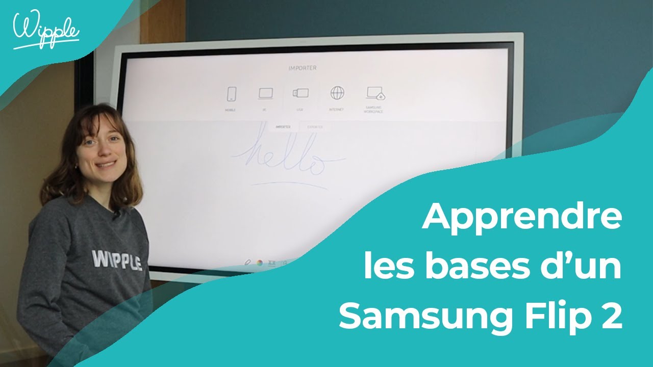 TUTORIEL Comment utiliser le Samsung Flip ? YouTube
