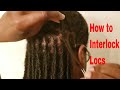 How To Interlock Your Own Hair (2 point rotation)
