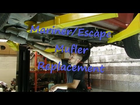 Replacing the muffler on mercury mariner or ford escape