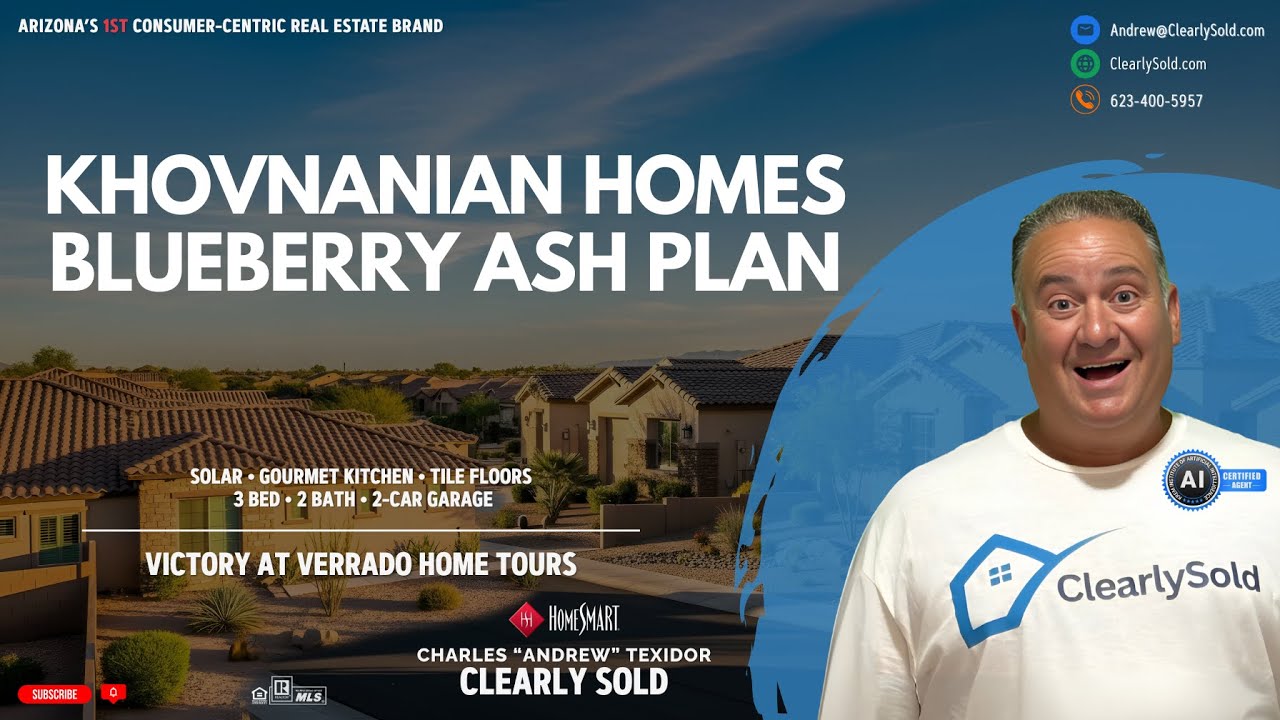 Blueberry Ash Plan Tour Buckeye AZ  From $438,990 - Victory at Verrado